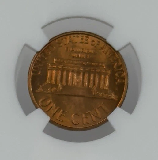 1960 Small Date Lincoln Memorial Penny Cent NGC MS66 RD BU Extra Columns Error - Image 4 of 4