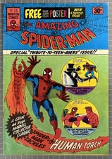 🔑THE AMAZING SPIDER-MAN #7 [NEWTON COMICS] AUSTRALIAN 1ST APP LIVING BRAIN 1975