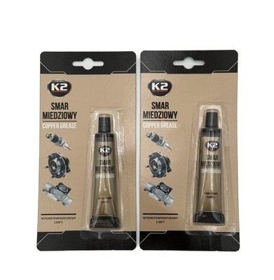 2X K2 B401 Copper Paste Up To +1090°C 20G Copper Grease Lubricant Assembly Paste