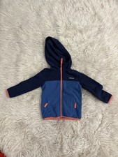 Lands End Fleece Zip Up Hoodie Toddler Size 2T