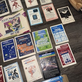 Vtg Intellivision booklets & cases 1988 Catalog Huge Bundle Lot Of Booklets