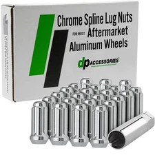 Chrome Lug Nuts | 2018-2025 Jeep Wrangler | Aftermarket Wheels