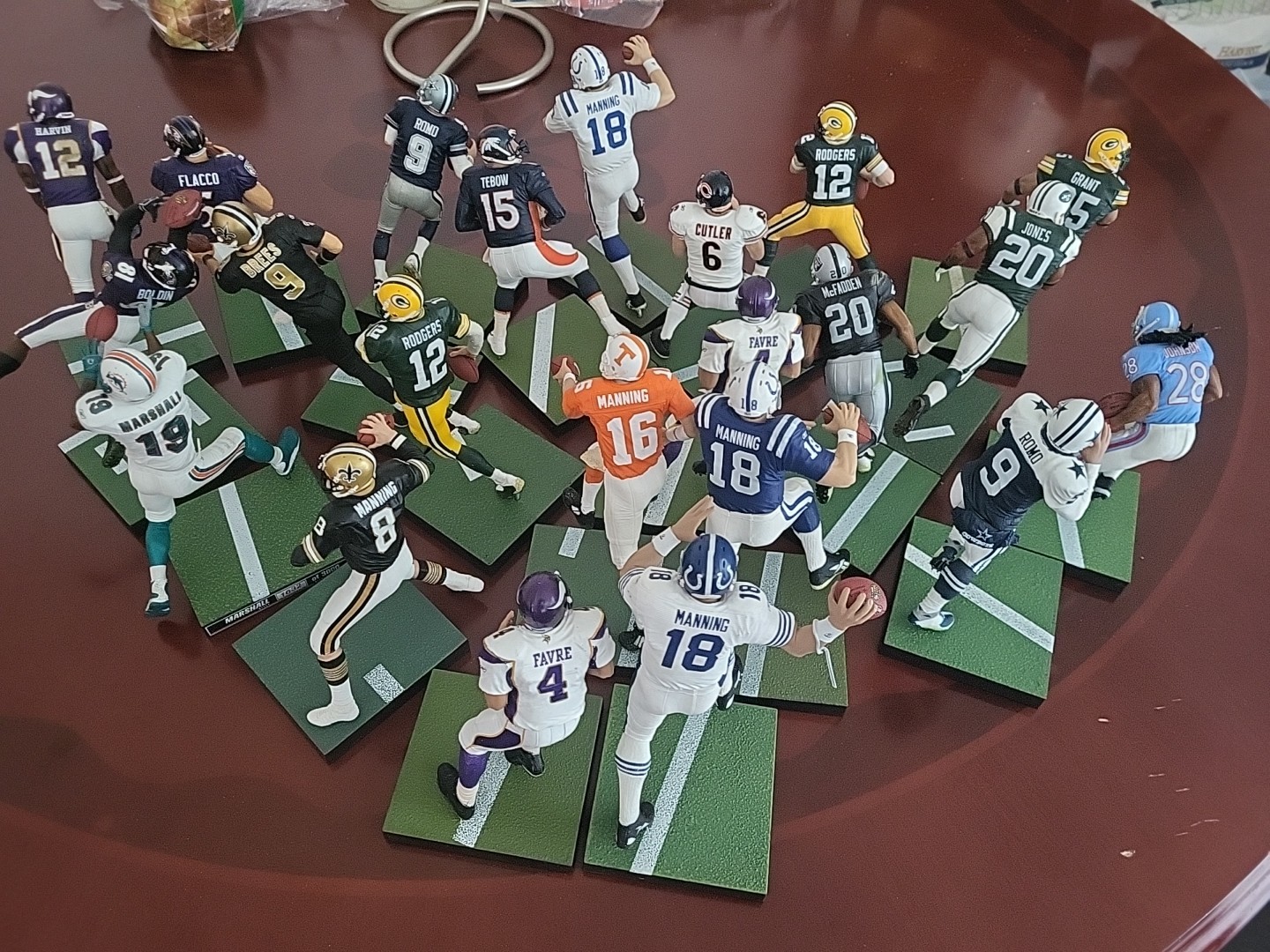 McFarlane NFL 22-Piece Lot Chase Numbered Alternate Jerseys