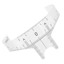 B Eyebrow Positioning Ruler Microblading Brow Shape Design Ruler Measure: