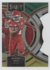 2023 Panini Select Premier Level Green & Yellow Prizm Die-Cut Rashee Rice 1a8v