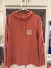 Vineyard Vines Lightweight Hoodie T-shirt Tee Women's Whale Orange Size Small