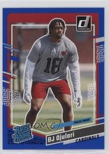 2023 Panini Donruss Rated Rookie Press Proof Blue BJ Ojulari #301 3g6