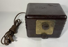 VTG Regency TV Signal Booster - Brown Bakelite -Powers Up