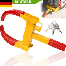 Wegfahrsperre Auto Diebstahlsicherung Parkkralle Wohnwagen Radkralle Anhänger DE