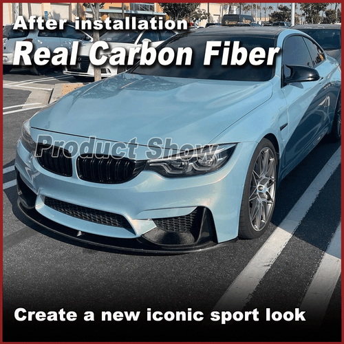 Alerón delantero de carbono labio delantero espada alerón adecuado para BMW F80 M3 F82 F83 M4 - Imagen 3 de 11