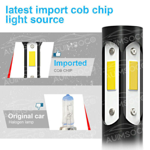H13 9008 LED Headlight Bulbs Kit 10000W 1000000LM Hi/Lo Beam Super White Bright - Picture 9 of 12