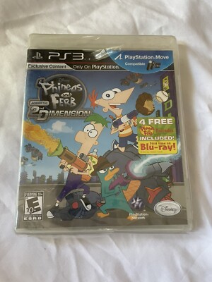 Phineas and Ferb: Across the 2nd Dimension PlayStation 3 PS3 Brand New