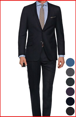 Mens Dark Blue Suit 50r Jacket 44 Pants Personalized Dark blue Wedding suits