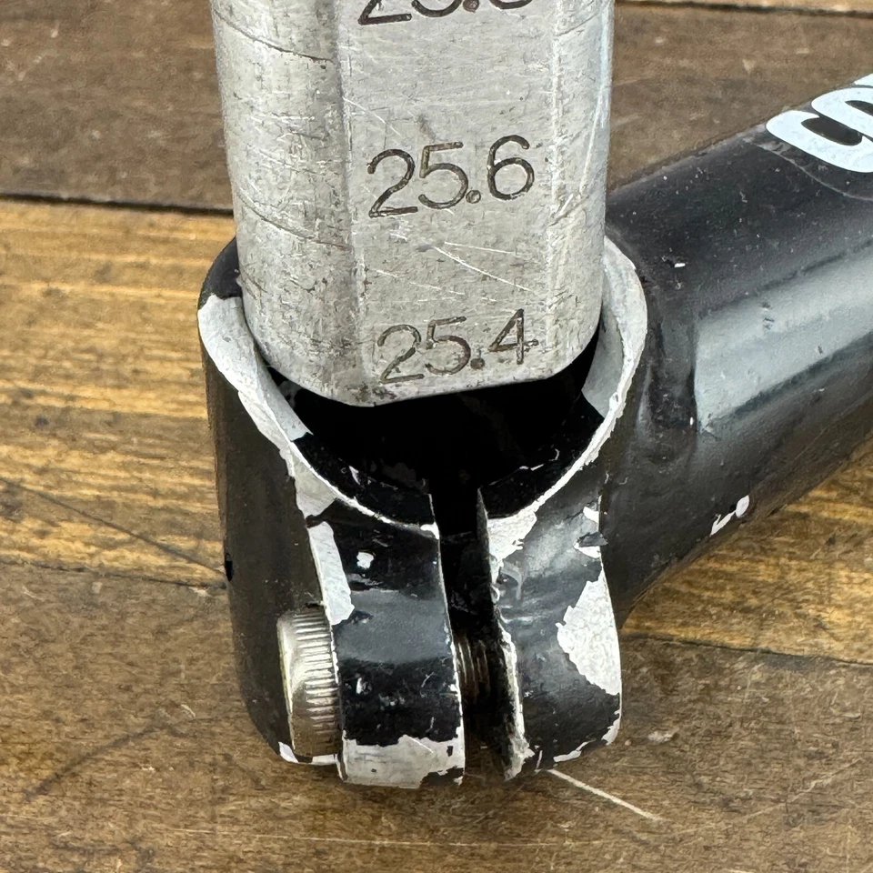 Vintage Control Tech Stem 1 1/8 in Threaded Quill 25.4 mm 140 mm Black USA - Image 4 of 4