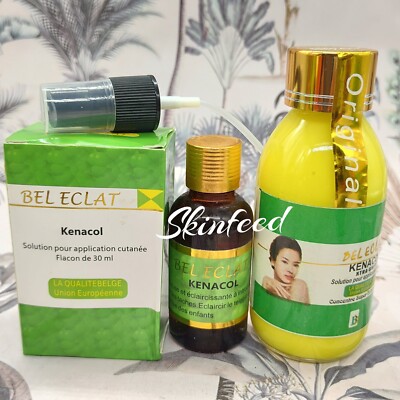 Duo Bel Eclat Kenacol Skin Care Solution Oil & Extra White Serum Oil  Effective