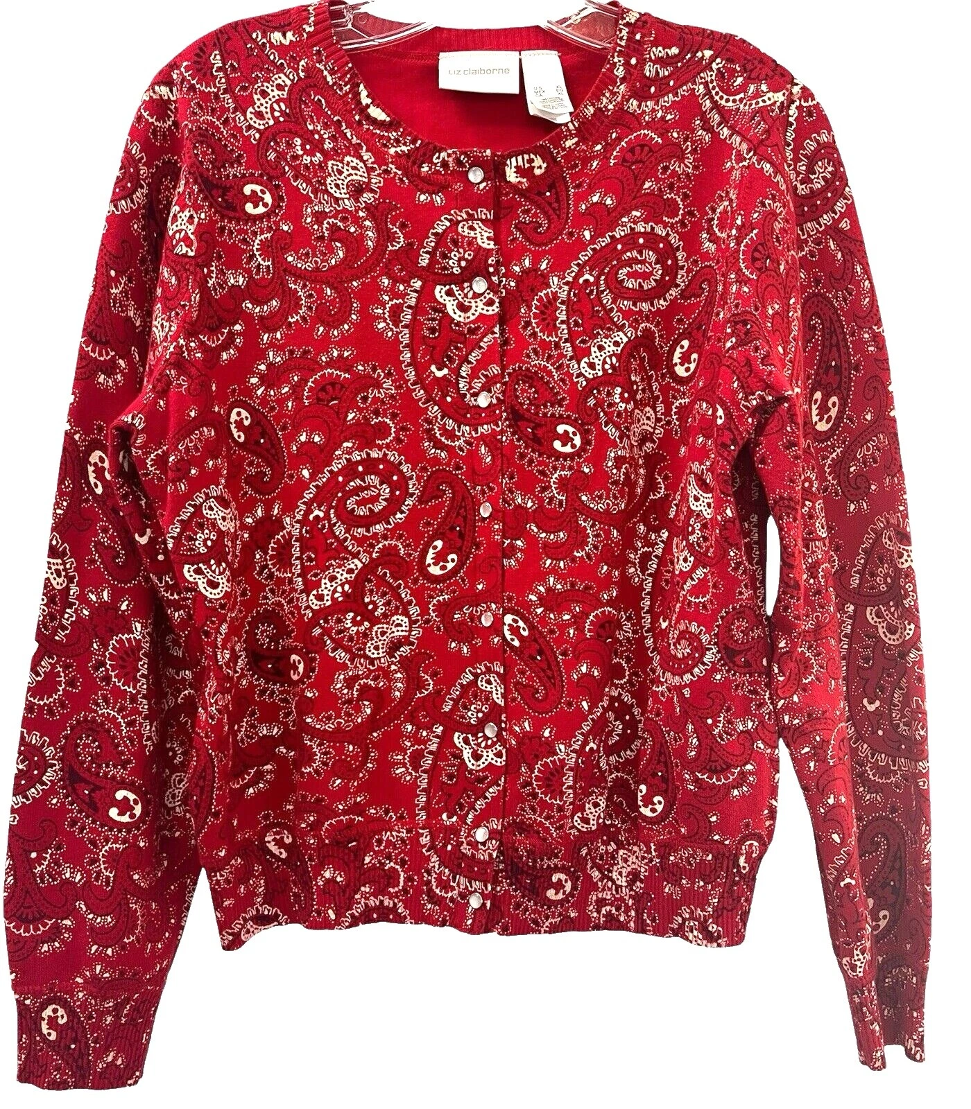 Liz Claiborne Paisley Regular Size Sweaters for Women