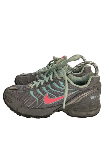 Nike Air 355140 Youth Size 4Y Gray Pink Accents Mesh Running sneakers Shoes - Picture 3 of 8