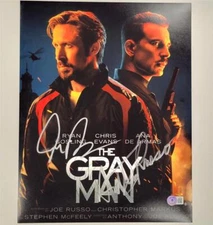 Anthony & Joe Russo signed The Gray Man 11x14 photo autograph ~ Beckett BAS