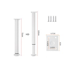 1-4PC 720-1100mm Adjustable Kitchen Worktop/Desk/Breakfast Bar Table Leg Support