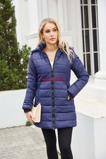 Uwdiohq Winterjacke Damen - Warme Pufferjacke Wasserdicht Für Kalte Tage