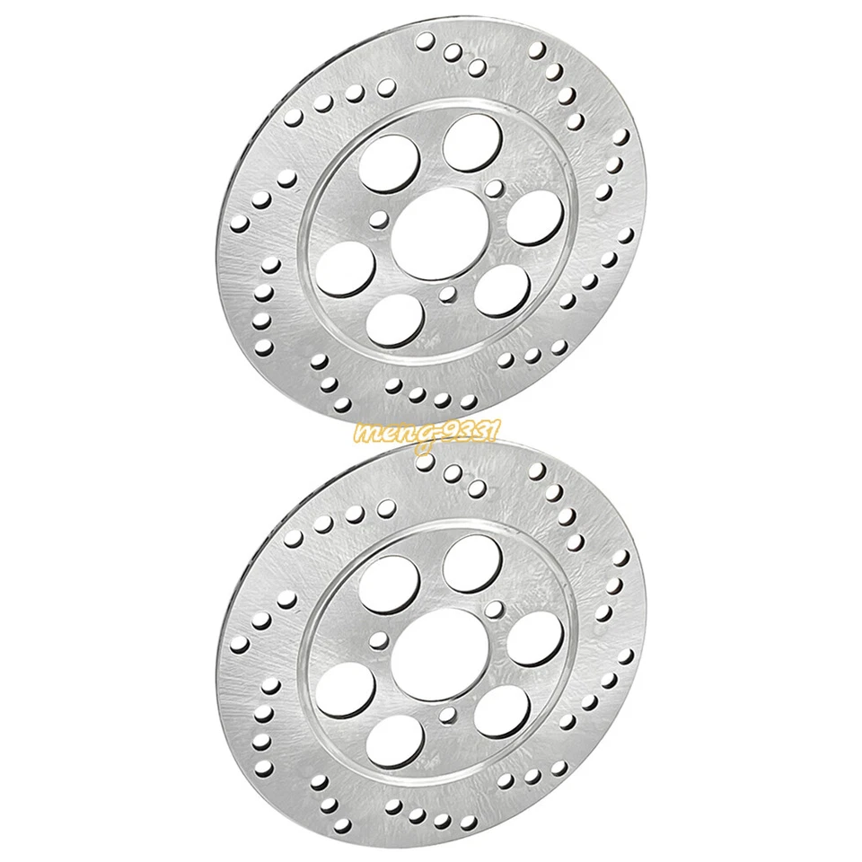 2x Rotores de disco de freno delanteros para Honda ATC200X 1983 1984 1985 ATC250R 1983-1984 Foto 4 de 4