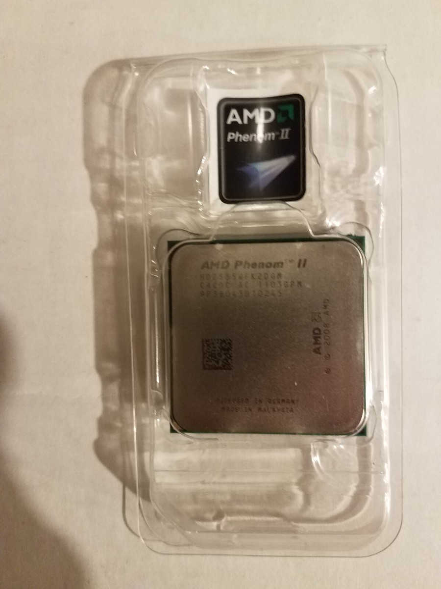 AMD OEM Phenom ii X2 555 GHz Core Socket AM3 AM2+ CPU HDZ555WFK2DGM