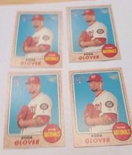 2017 Heritage High Number #588 Koda Glover 4 Count Rookie Card Lot Nationals