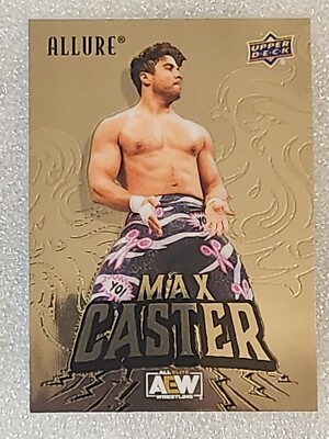#58 MAX CASTER 2024 Upper Deck AEW Allure BASE SILVER THE ACCLAIMED