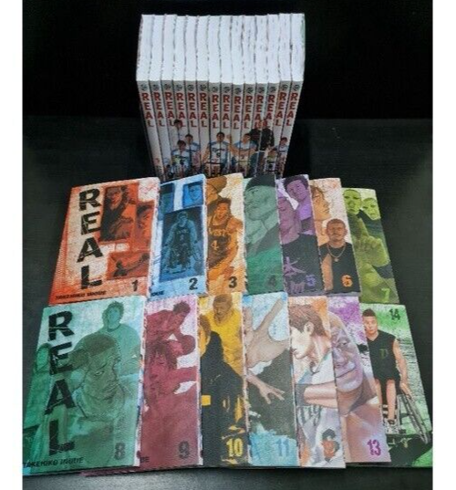 REAL Takehiko Inoue Manga English Version Volume 1-15 + Express