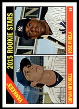 2015 Topps Heritage #234 Jose Pirela / Bryan Mitchell Card