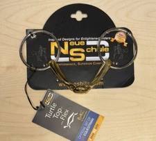 Neue Schule Turtle Top Flex Salox Loose Ring Snaffle Bit - MEDIUM 5 - 5 1/2"