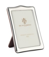 5”x7”in Hallmarked Solid 925 Sterling Silver Photo Frame 7375/13x18 wood back UK