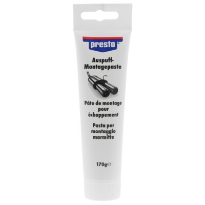 Presto Auspuffmontagepaste Abgas Dichtstoff Hitzefest bis 700°C 170g 603123