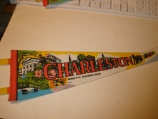 Vintage Mini Pennant CHARLESTON SOUTH CAROLINA 15"