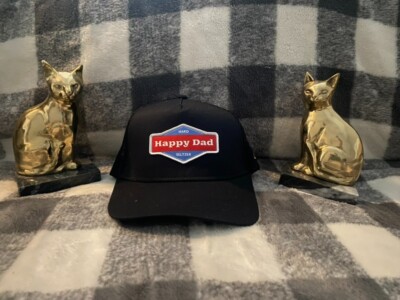 1 OF 1000 FULL SEND ''HAPPY DAD'' Trucker HAT - MASSACHUSETTS Limited Edition