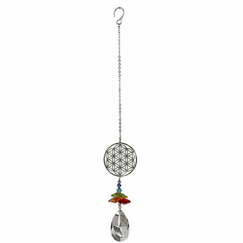 Woodstock Chimes Crystal Fantasy Suncatcher - FLOWER OF LIFE - WS-CF-FL - Picture 2 of 2