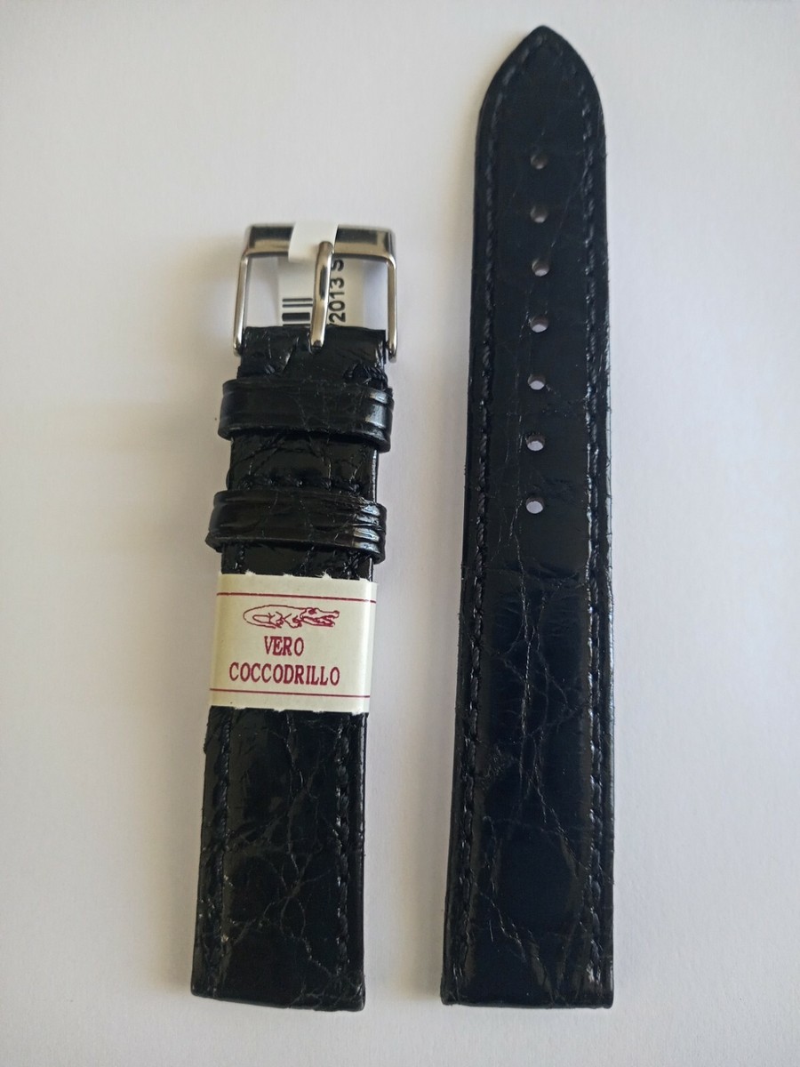 CINTURINO PELLE DI COCCODRILLO VERO DA 18 EXTRA PIATTO