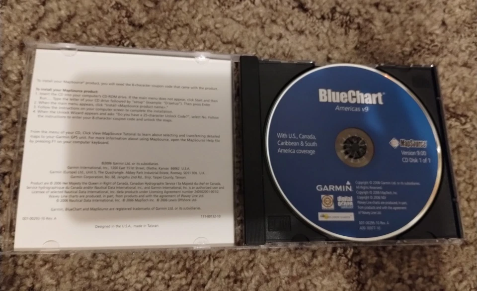 Garmin Blue Chart Americas v9 CD-ROM Electronic Nautical Maps NO CODE INCLUDED - Image 3 of 4