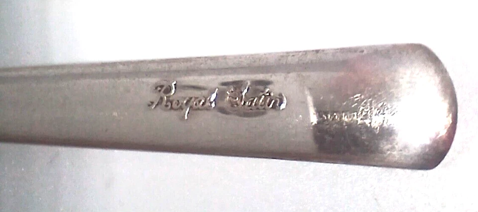 Cuchillo Wallace Plata Esterlina Place Set Royal Satin 1965 2 Tenedores Cuchara Foto 4 de 4