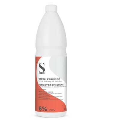 Spro Cream Peroxide 6% 20V 1Ltr. For hair colouring and bleaching