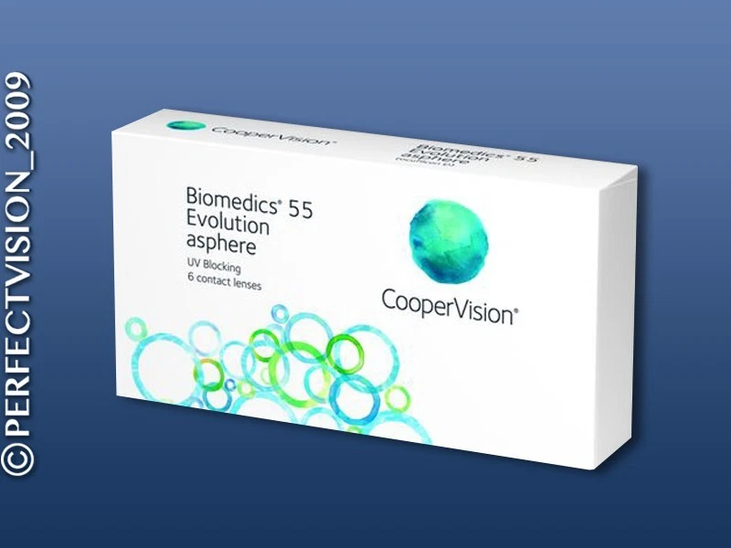1x6 BIOMEDICS 55 EVOLUTION Kontaktlinsen Monatslinsen CooperVision - alle Stärke