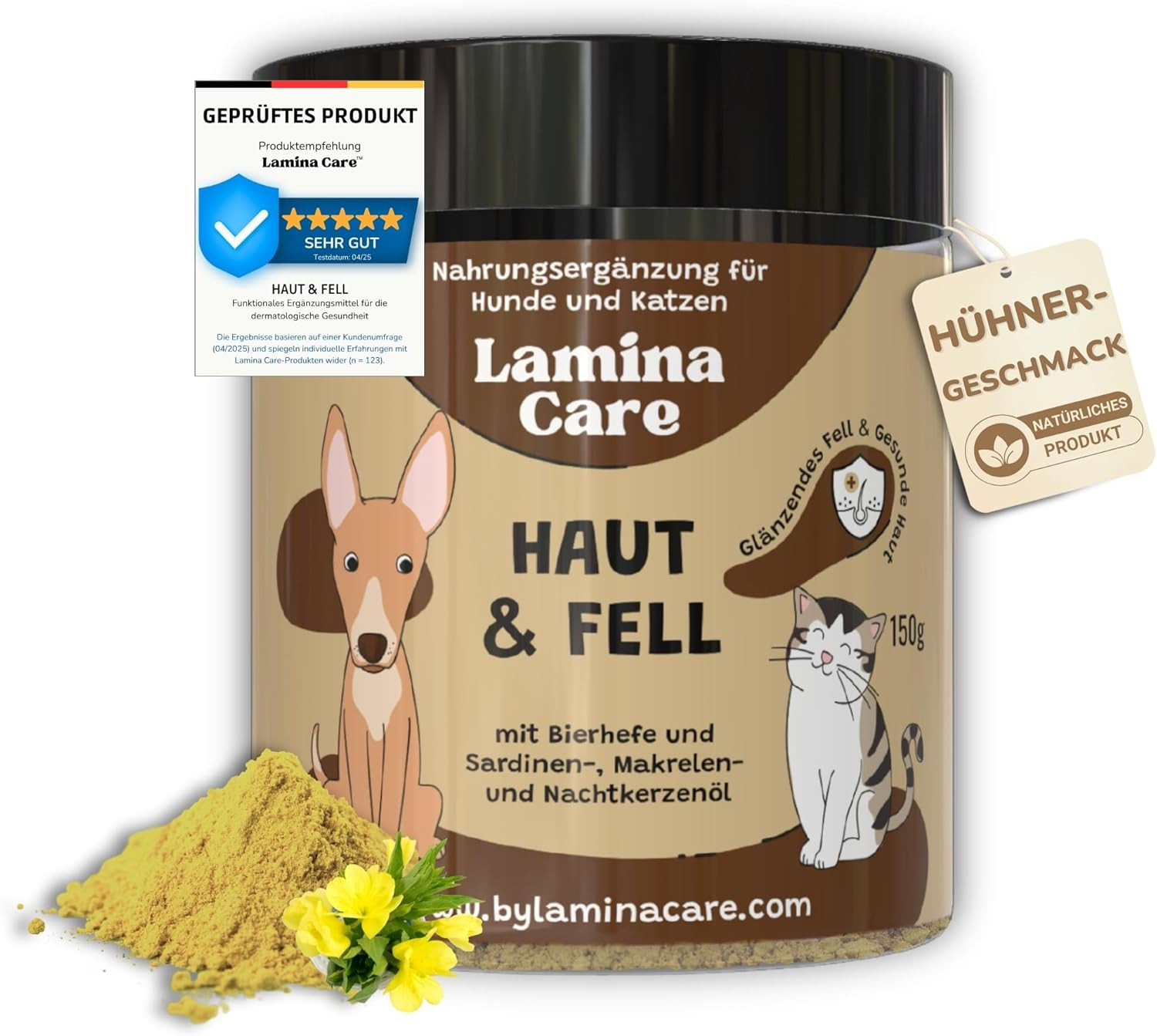 Lamina Care - Mittel Gegen Juckreiz Hund Und Katze Mit Bierhefe Hund Und Omega 3