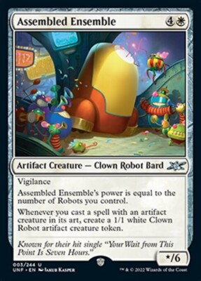 MTG Unfinity U Assembled Ensemble #003 PLAYSET 4x x4