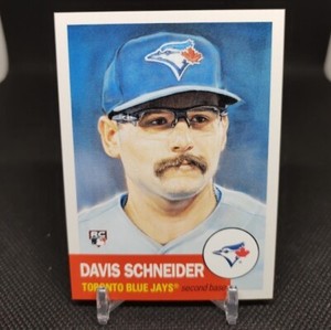 Davis Schneider - 2024 Topps Living Set Card Rookie RC Toronto Blue Jays #711