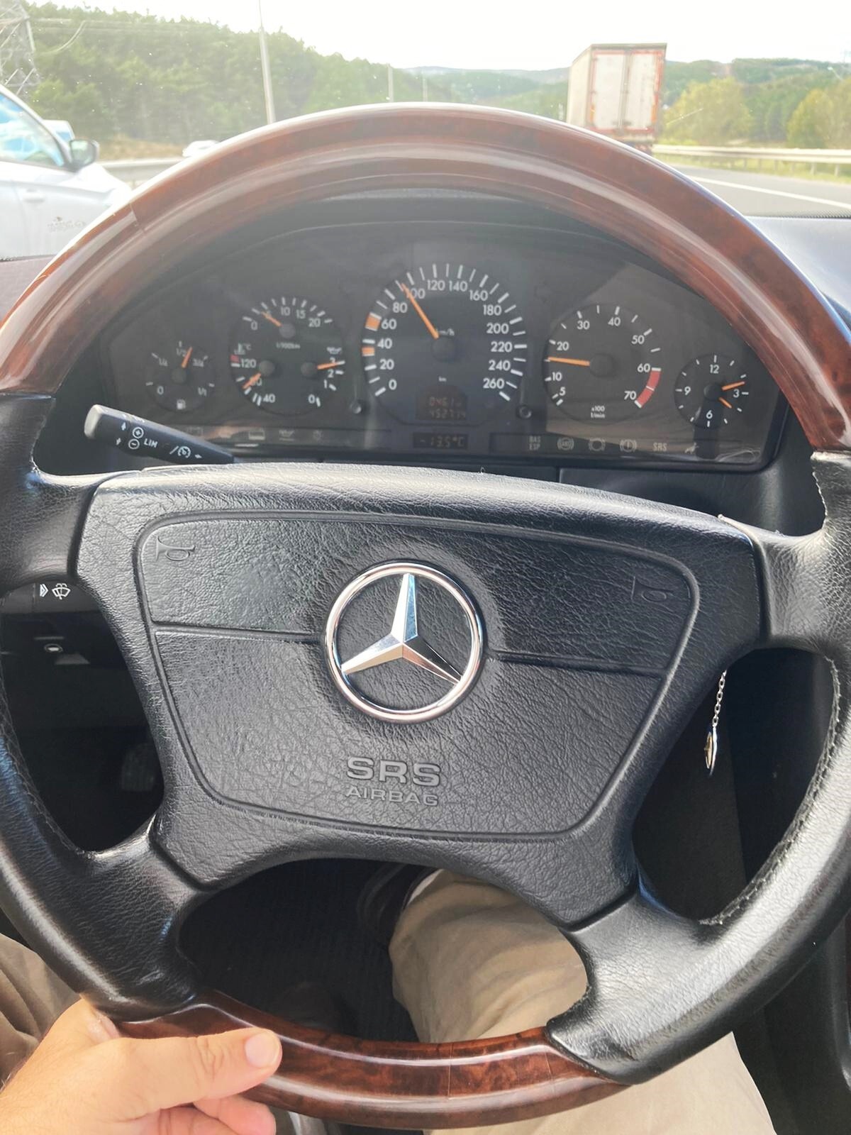 For Mercedes Steering Wheel Star W124 W210 W208 W140 W202 Chrome Logo