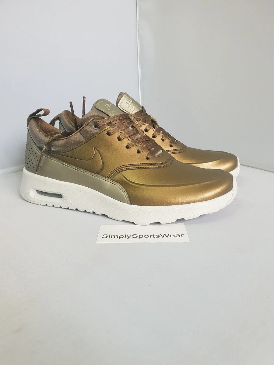 stamtavle År Løse NIKE WOMENS AIR MAX THEA PRM GOLD METALLIC [616723 902] UK 4.5 US 7 EU 38 |  eBay