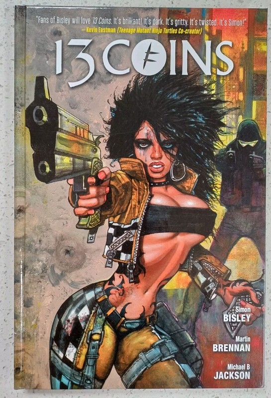 13 Coins Hardcover HC by Simon Bisley, Martin Brennan 178276061X Graphic Novel