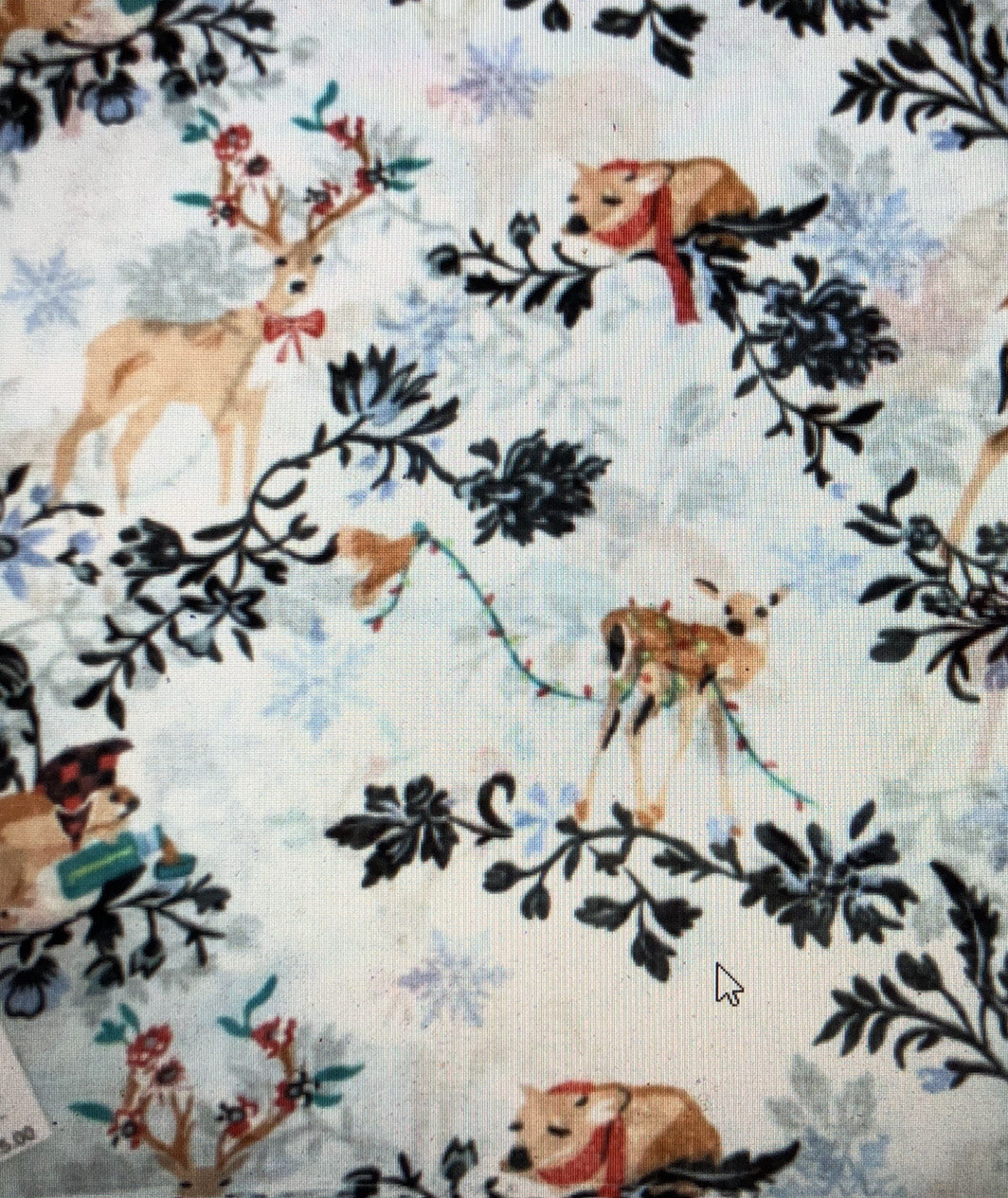 VERA BRADLEY SOFT FRINGE SCARF MERRY MISCHIEF SNOW DAY HOLIDAY DEER NEW