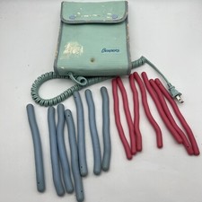 Vtg Clairol Benders Hot Rollers Heated Flexible Hair Curlers 1985 Styling