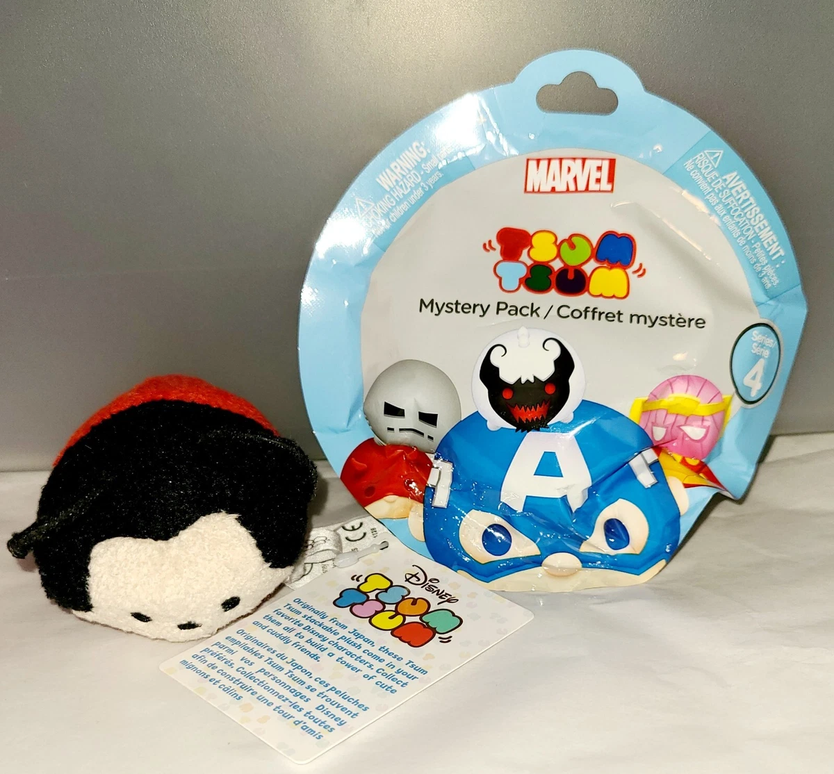 Disney Tsum Tsum Mickey Mouse Mini Plush and Marvel Mystery Pack